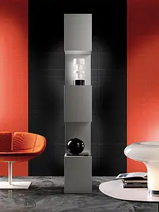 Colore nero, Mosaico, Vetro, 32.7x32.7 cm, Superficie lucida